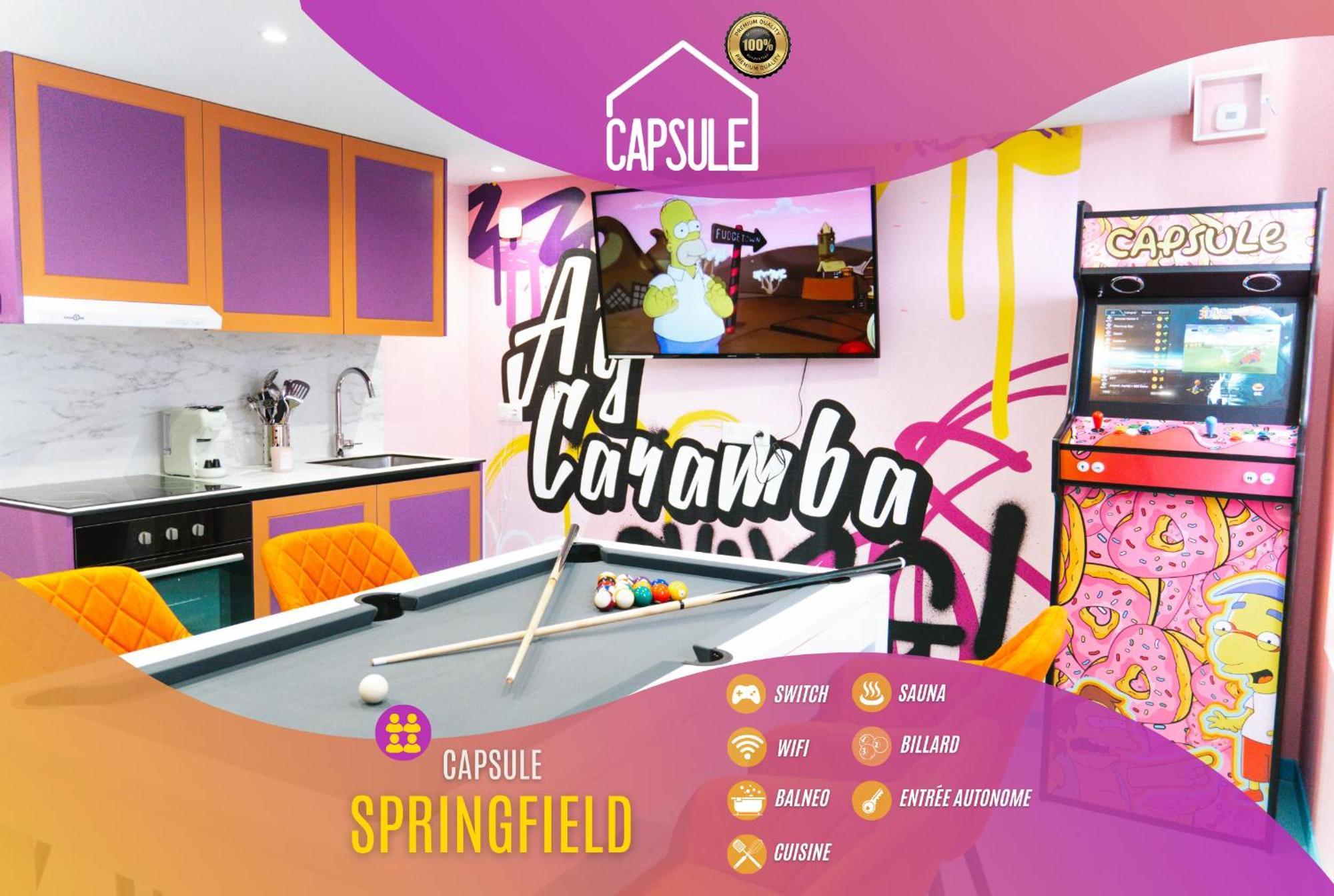 Capsule Springfield - Balneo -Sauna - Billard Дуэ Экстерьер фото